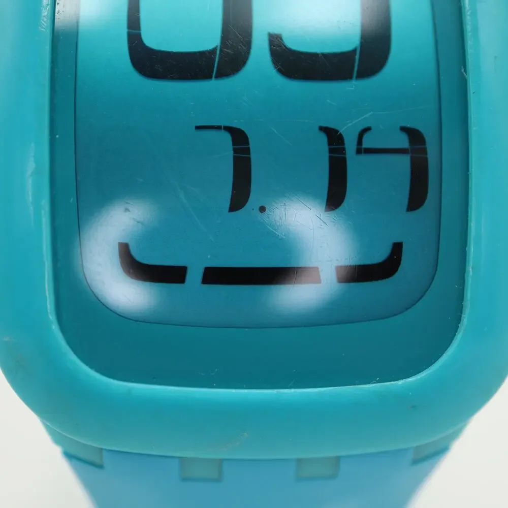 Swatch Touch Blue Digital 39mm Watch Alarm Chrono Timer Silicone w New Battery